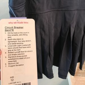 Lulu lemon tennis skirt